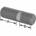 Bsc Preferred Threaded on Both Ends Stud Steel M20 x 2.5 mm Size 36 mm and 20 mm Thread Length 65 mm Long 5580N184